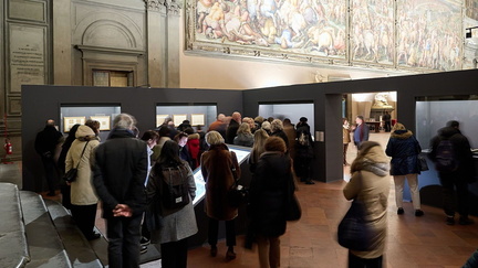 La Sala Grande. Giorgio Vasari per Cosimo I de' Medici