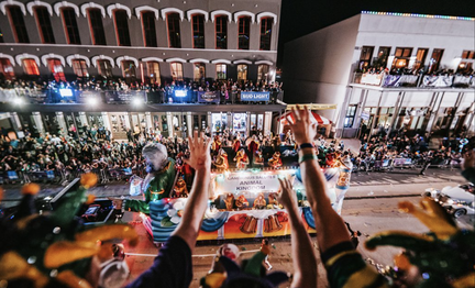 Balcony Party on Strand Galveston