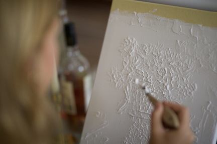 Paint and Sip. Textured Painting Art Experience