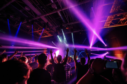 Nightclub Dancing Stock