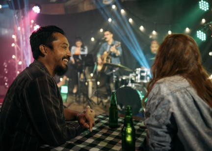 Pub Live Music Stock