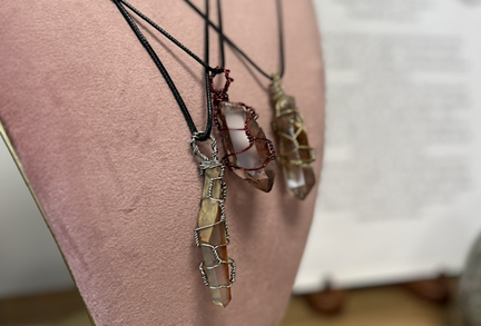 Make your Own Wire- Wrapped Crystal  Pendant Workshop