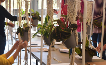 Macrame Hanging Planter Workshop