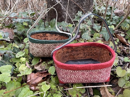 Ichikabari Mini Basket Making Workshop with Sanada Strap Handles
