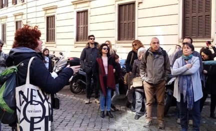 Passeggiata a Testaccio per l'8 marzo