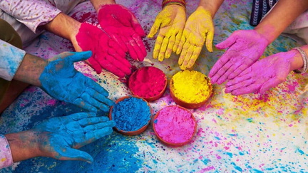 White Attire Holi Party