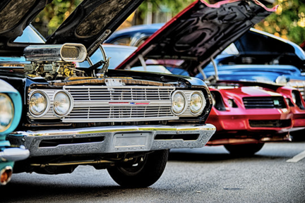 Car Show Stock
