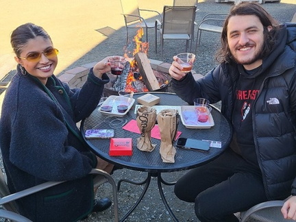 wine-chocolate-couple-fire-pit
