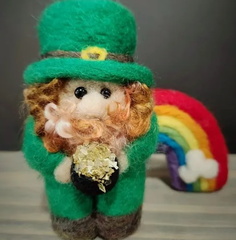 felt leprechaun