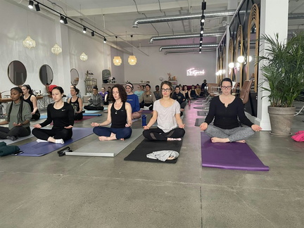 Sip &amp; Stretch with Tattoo Pop Up