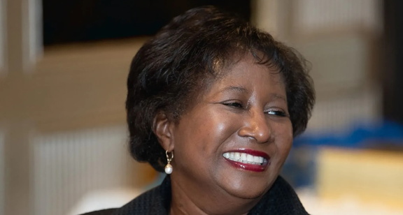 Author visit with Dr. Sandra K. Johnson