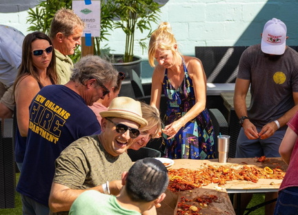 annual crawfish boil