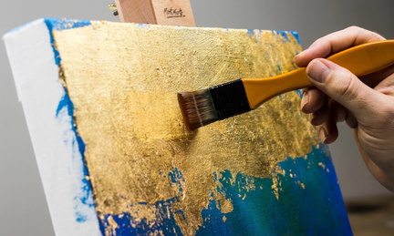 Gold Foil Painting