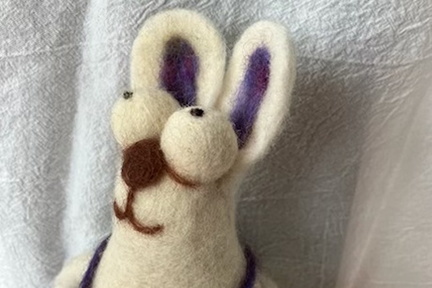 Taste of Needle Felting an Adorable Bunny
