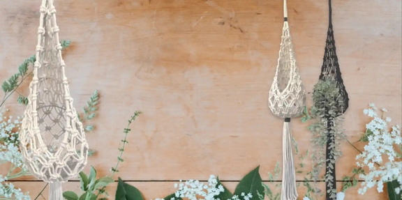 Macrame Glass Bowl Holder Workshop