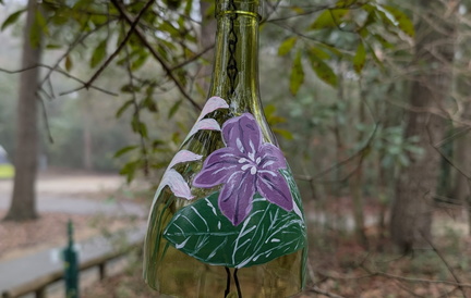 Upcycled Bottle Art - Wind Chimes