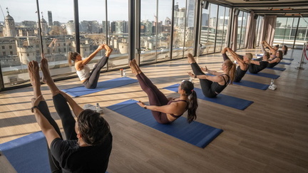 Yoga in the Skyline by Blue Orchid Hotel