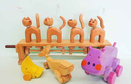 Wooden Toys and Illustrations Exhibition