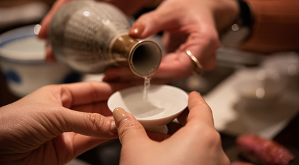 Sake tasting