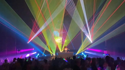 Taylor Swift Laser Light Show