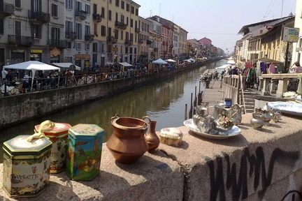 Mercatone dell'antiquariato sui Navigli