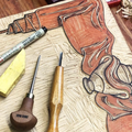 Linocut Workshop with Spotty Boy Press