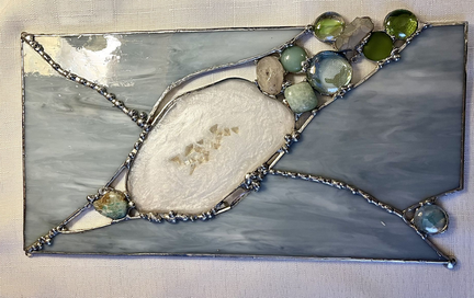 Stained Glass &amp; Sliced Geode Window Workshop
