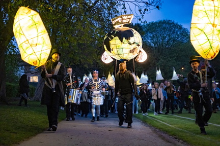 World Heritage Day bradford uk lantern parade