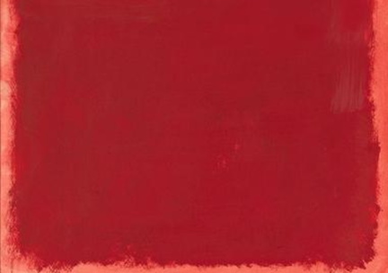 red painting by Mark Rothko