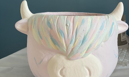 Highland Cow Planter