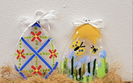 Fused Glass Workshop - Glass eggs