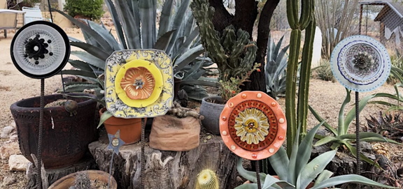 Yard Art Flower