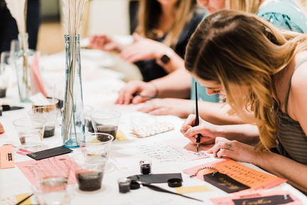 Paint Sip &amp; Calligraphy