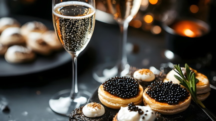 Champagne &amp; Caviar Tasting