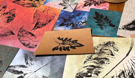 leaf printing -south main creative