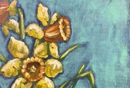 Spring Daffodils - In Studio Paint Party.v1