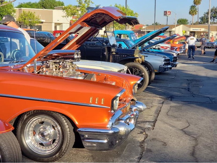 Cars-And-Coffee-Chino-Hills-line-up