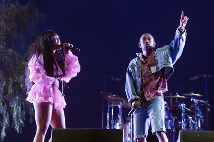 Kendrick Lamar and SZA