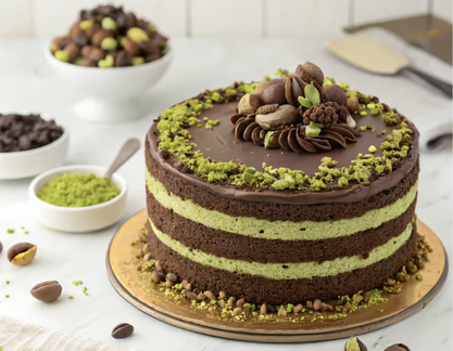 Dubai Chocolate cake