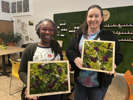 Moss Art on Canvas - Street Craftery