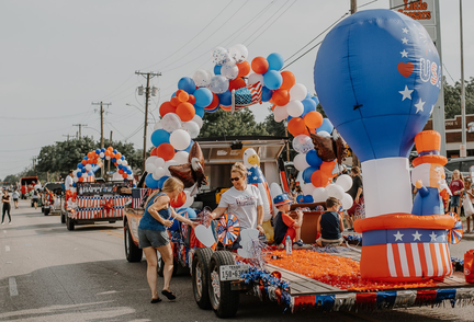Kaufman Red, White, & BOOM- Vendor & Parade