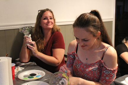 Margarita Glass Painting