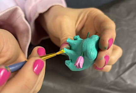 Paint Your Own Flower Frog