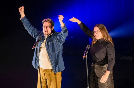 Sam Cyr et Marylène Gendron