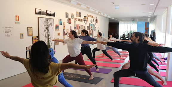 14th Mercosul Biennial Yoga Class