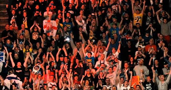 wrestling crowd