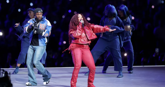 Kendrick Lamar and SZA
