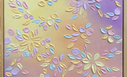 Textured Art Spring Symphony