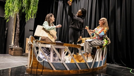 Three Hens In A Boat