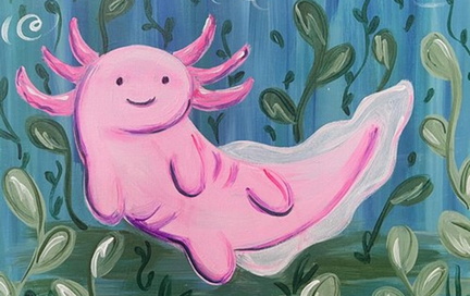 Axolotl Painting Workshop